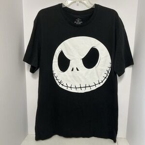 Jack Skellington T-Shirt Disney The Nightmare Before Christmas Black Size XL